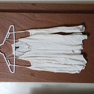 Jessica Simpson cold shoulder lace up top